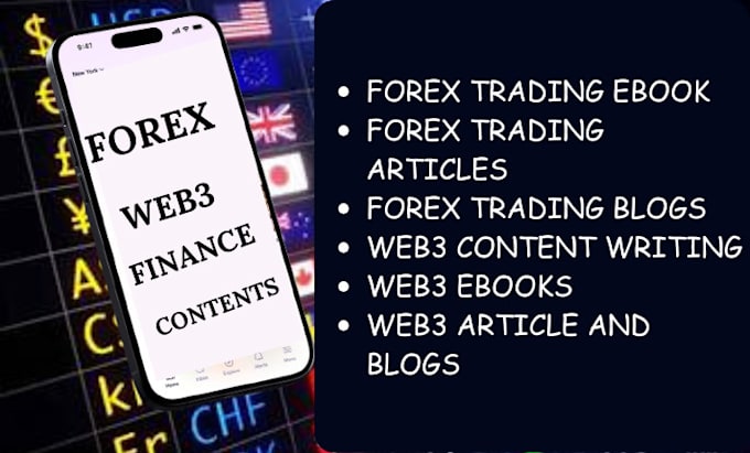 Gig Preview - Do finance content writing web3 forex investor content website seo investor plan