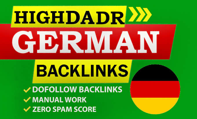 Bestseller - do high da german forum backlinks dofollow germany link building