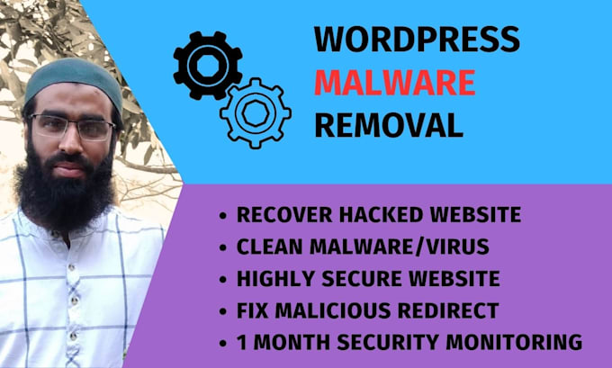 Gig Preview - Recover hacked wordpress site and wordpress malware removal