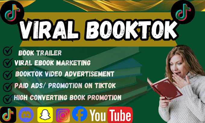 Gig Preview - Do viral tiktok booktok ebook promotion with facebook ads tiktok ads booktok ads