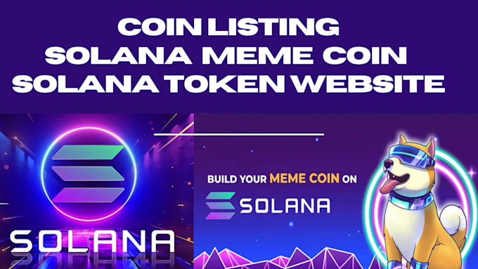 Gig Preview - Create solana memecoin, solana meme coin website, list on raydium, pumpfun