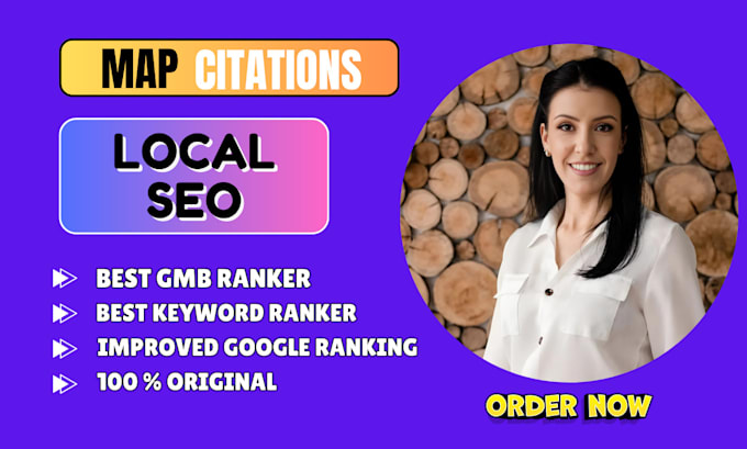 Gig Preview - Do google maps citations for gmb ranking and local business SEO