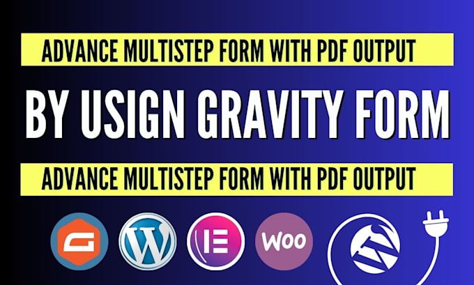 Gig Preview - Build advance wordpress multistep gravity form with pdf outputs popup