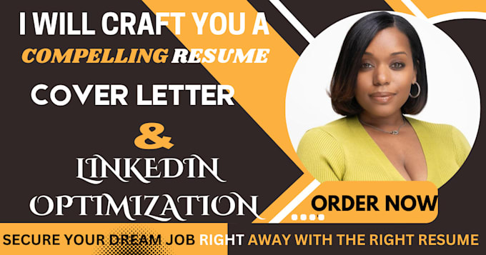 Bestseller - write an outstanding resume, cover letter, linkedin