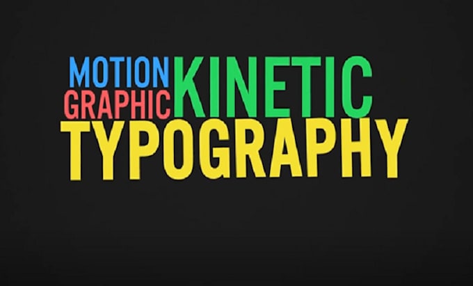 Bestseller - do kinetic typography, lyrics video with motion graphics, text animation