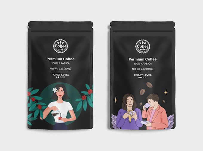 Gig Preview - Do coffee label, coffee packaging, coffee stickers