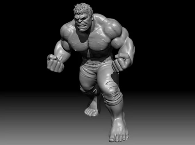 Gig Preview - Model printable 3d character sculpting 3d action figure zbrush 3d sculpting toy