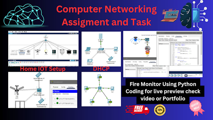 Gig Preview - Do cisco,packet,tracer, gns3, computer networking assignment