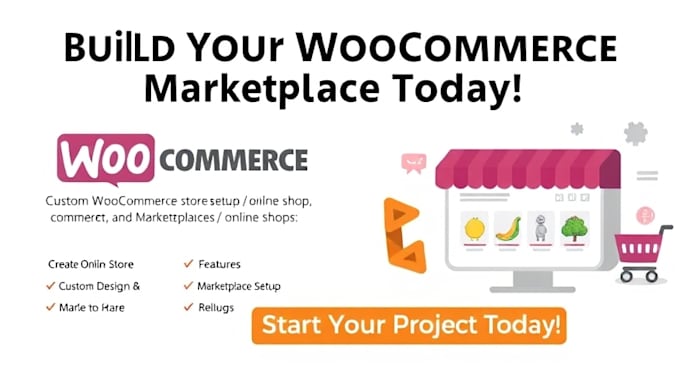 Gig Preview - Build a stunning woocommerce ecommerce website ,marketplace