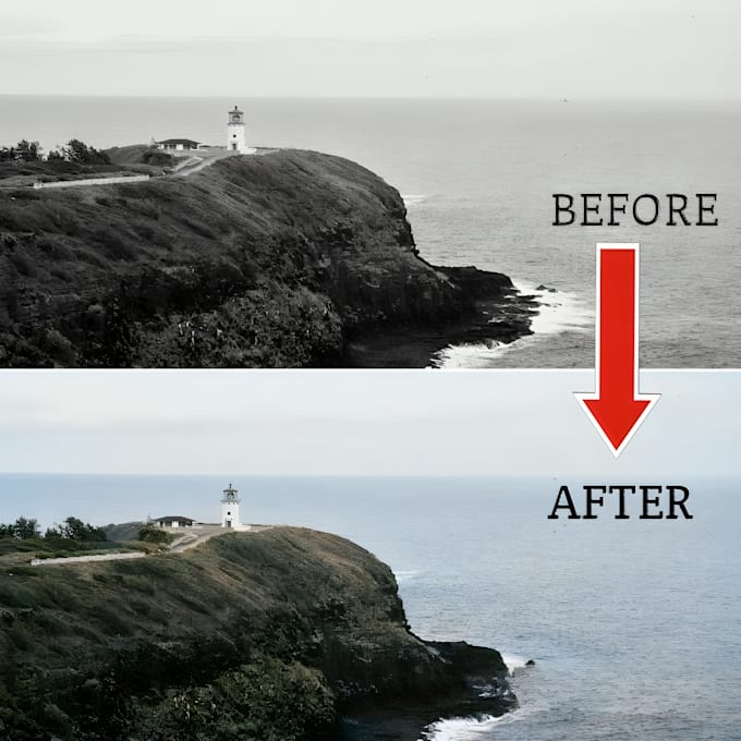 Bestseller - coloring and restore your old black and white photo