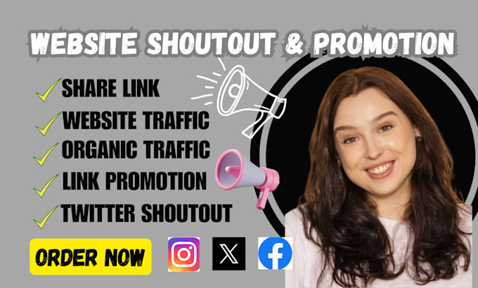 Bestseller - promote shoutout share website link to 100m twitter ig yt fb audience