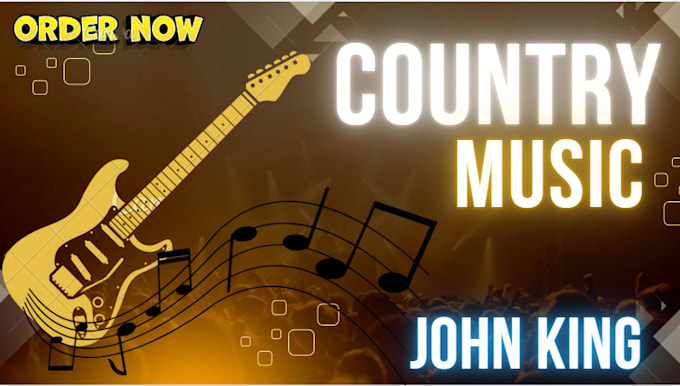 Bestseller - be your male country music songwriter singer with guitar