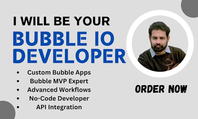 Gig Preview - Develop custom bubble io apps with advanced workflows and mvp solutions