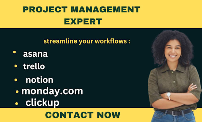 Gig Preview - Setup project management on asana,trello, monday crm,click up