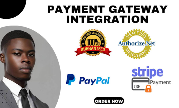 Gig Preview - Integrate payment gateway, paypal, stripe,klarna, 2checkout, authorize dot net