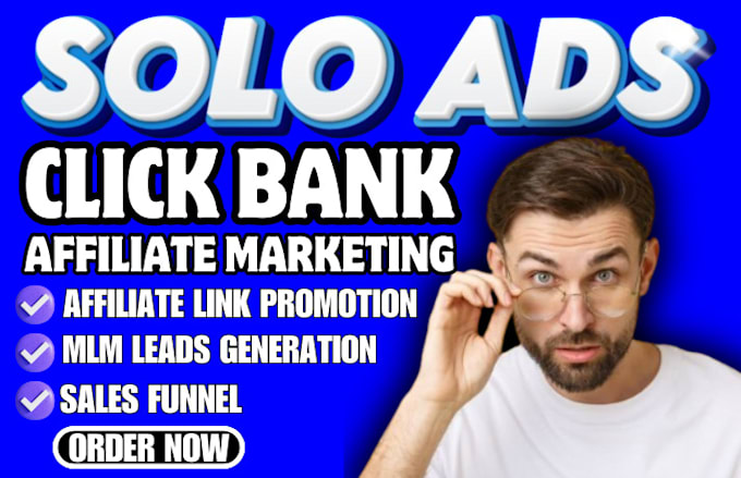 Bestseller - solo ads promotion USA affiliate link promotion MLM lead klaviyo sales funnel