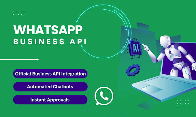 Gig Preview - Setup whatsapp business API to send bulk messages and automate chatbot