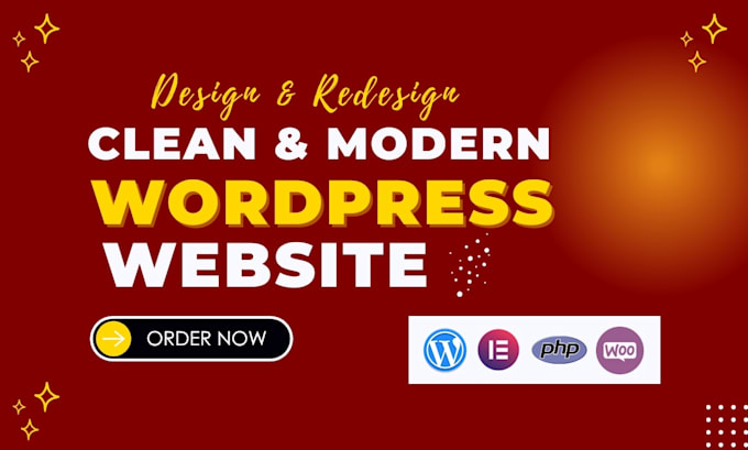 Gig Preview - Do clean and modern wordpress website design and development