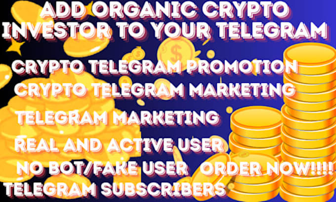 Bestseller - do telegram crypto promotion, hype, pump token, cto,sol meme coin, x twitter,sui