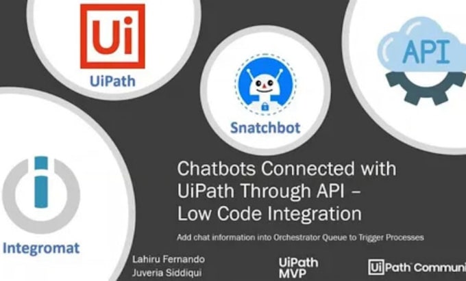 Gig Preview - Setup uipath rpa, make com, integromat, zapier  webhook, custom api endpoints