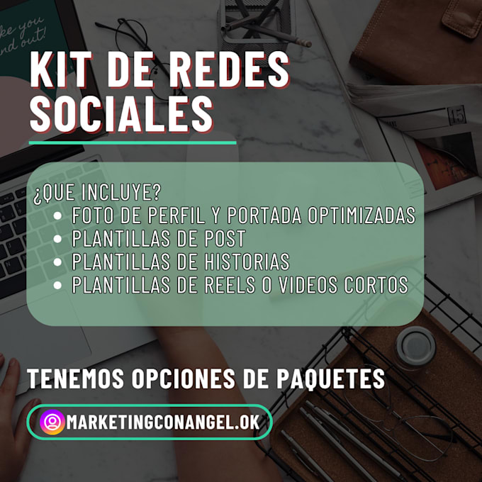 Gig Preview - Diseñare un kit completo para redes sociales