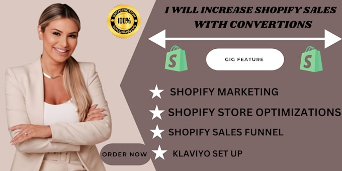 Gig Preview - Do shopify store marketing and ecommerce marketing manager