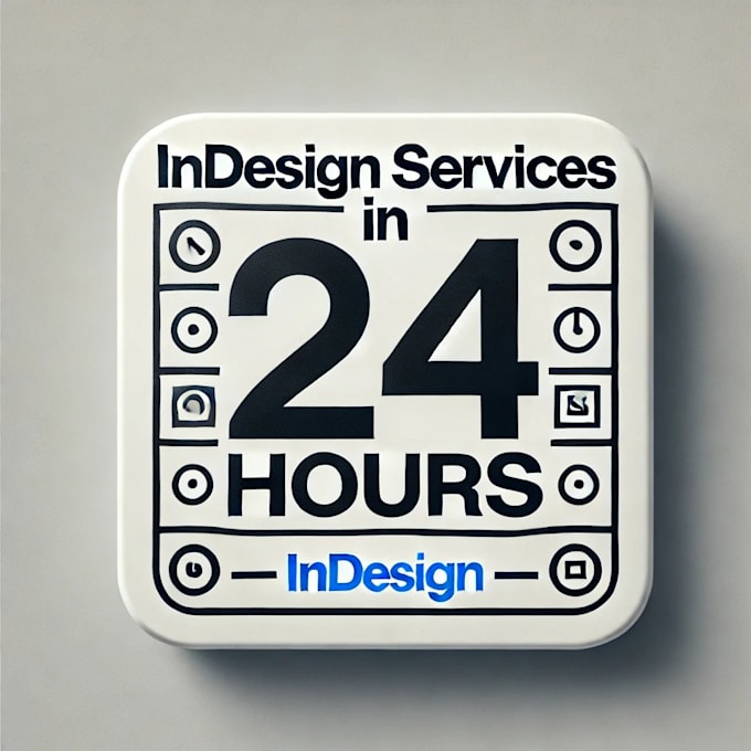 Gig Preview - Do any task in adobe indesign in 24hrs