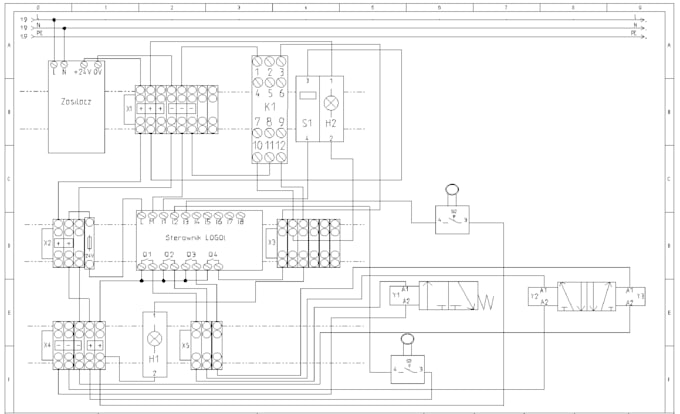 Gig Preview - Create electrical circuits and industrial automation diagrams