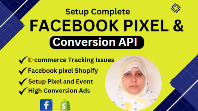 Gig Preview - Setup fix meta facebook pixel conversion API ecommerce shopify ads tracking