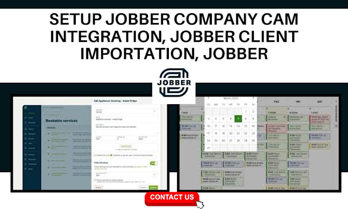 Gig Preview - Setup jobber company cam integration, jobber client importation, jobber