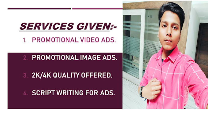 Gig Preview - Create classy promotional video and image ads