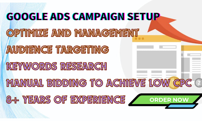 Gig Preview - Setup and manage google ads adwords PPC campaign