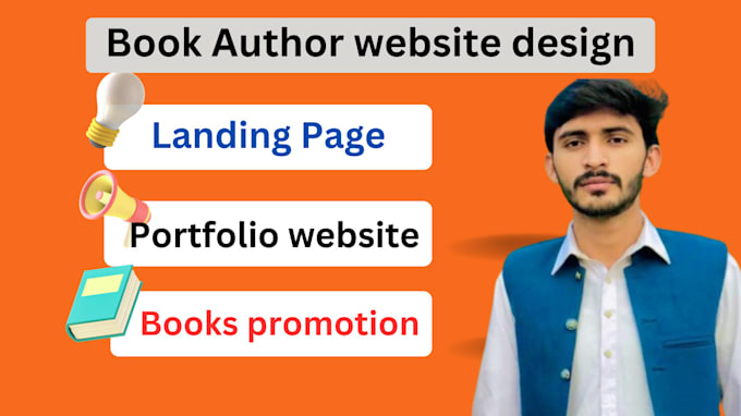 Gig Preview - Build professional book or ebook author website