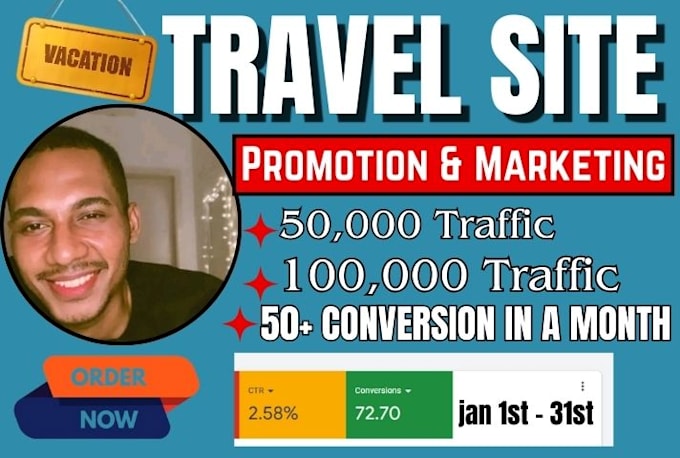 Gig Preview - Do travel site promotion marketing airbnb listing hotel ads real estate solo ads