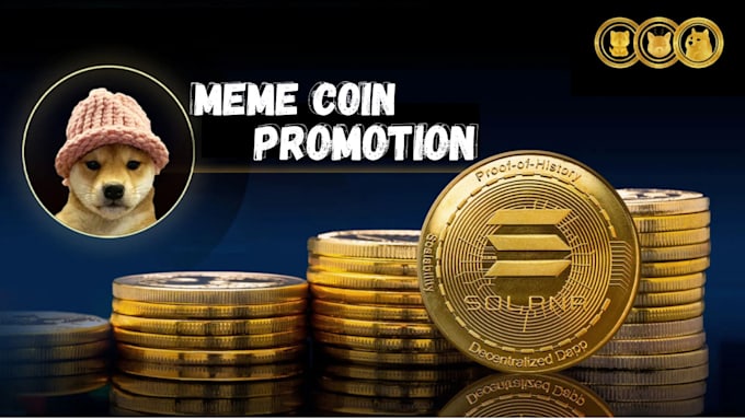 Gig Preview - Do solana meme coin promotion crypto promotion  coin marketing token marketing