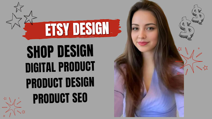 Gig Preview - Do etsy shop setup etsy digital product design etsy product listing etsy seo