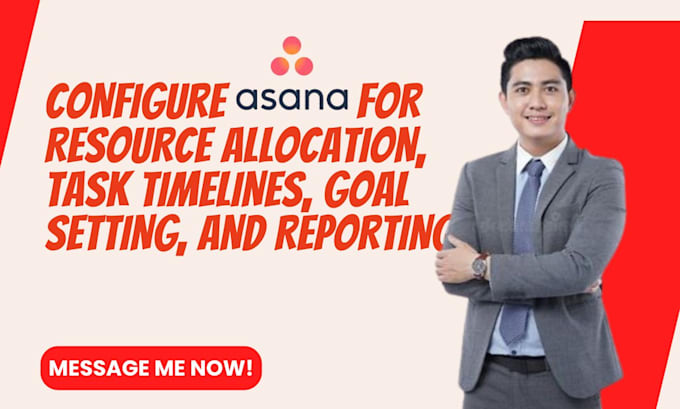 Gig Preview - Configure asana for resource allocation task timelines goal setting nd reporting