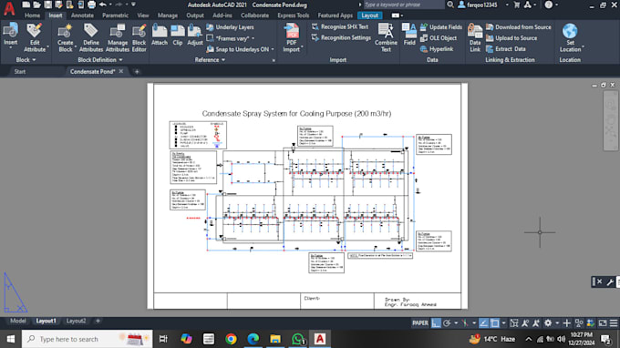 Gig Preview - Draft 2d architectural and structural plans on autocad