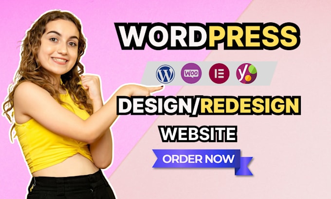 Gig Preview - Build custom wordpress website design and website development