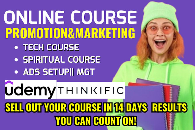 Bestseller - spiritual online course promotion, udemy course marketing, boost course sales