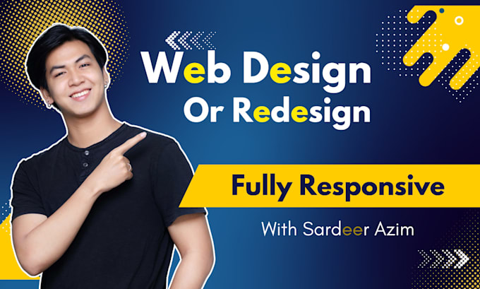 Gig Preview - Build modern responsive website design or redesign website