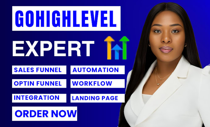 Gig Preview - Setup gohighlevel sales funnel gohighlevel landing page gohighlevel course