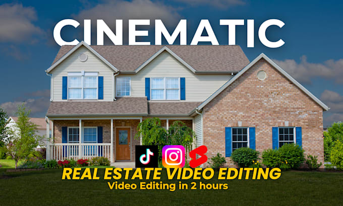 Gig Preview - Edit real estate promos property listings for tiktok or instagram