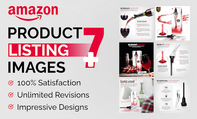 Gig Preview - Design amazon product listing images, amazon product photos