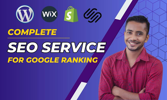 Gig Preview - Do complete monthly SEO services for shopify, wix, wordpress