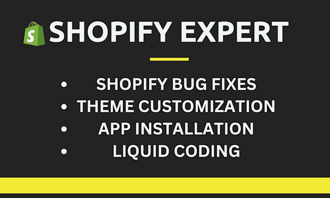 Gig Preview - Customize shopify stores and themes with advanced liquid coding