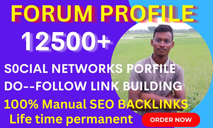 Gig Preview - Create 12,500 social network and forum profile SEO backlinks to boost rankings