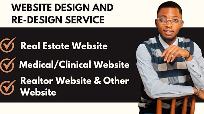 Bestseller - design or redesign medical website real estate  realtor website on shopify