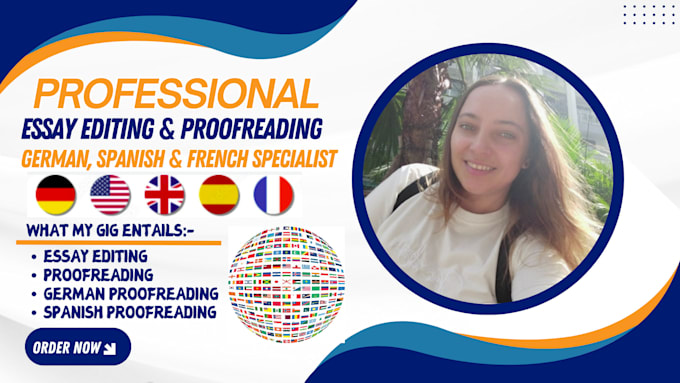 Gig Preview - Book proofreading and copyediting in german, spanish, french, and english text