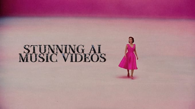 Bestseller - produce you a stunning ai music video